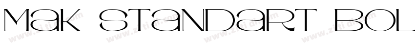 mak standart bold字体转换